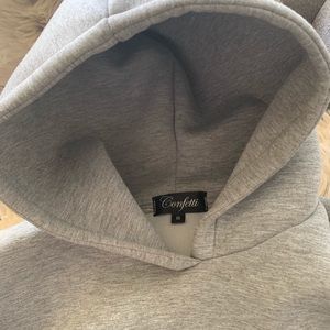 Sweater hoodie dress